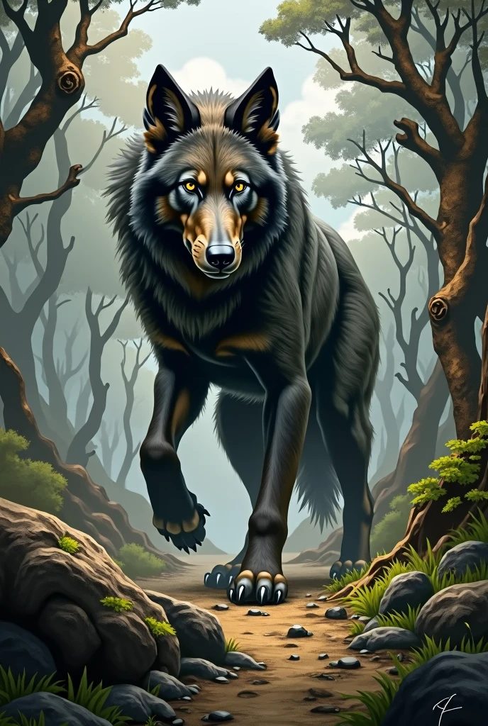Wolf and man mix in the Brazilian hinterland
