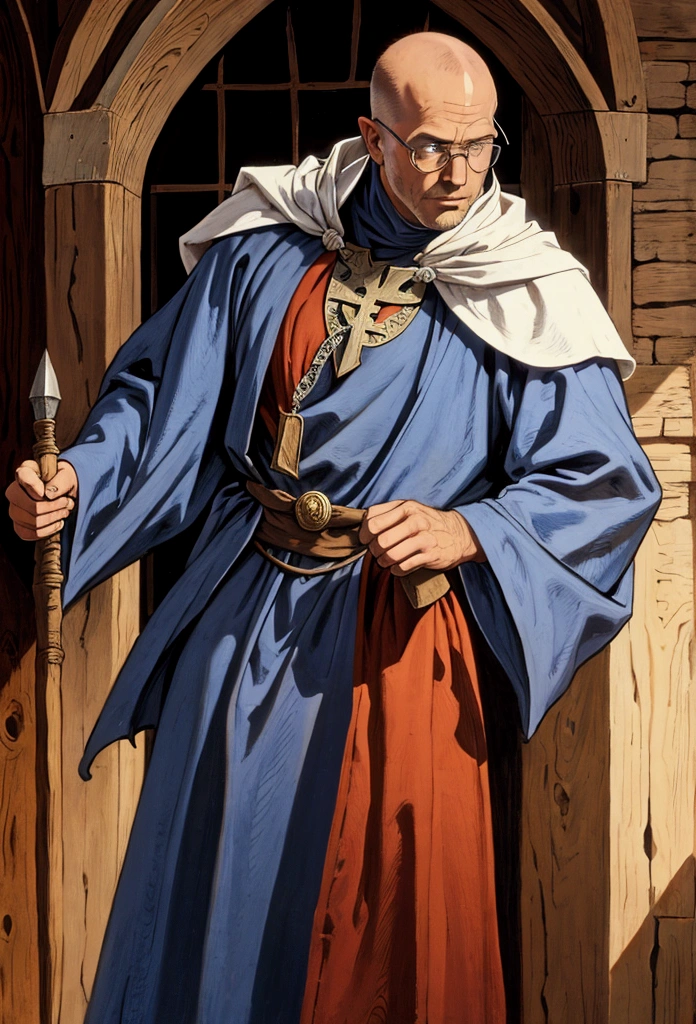 medieval monk man medieval monk clothing.