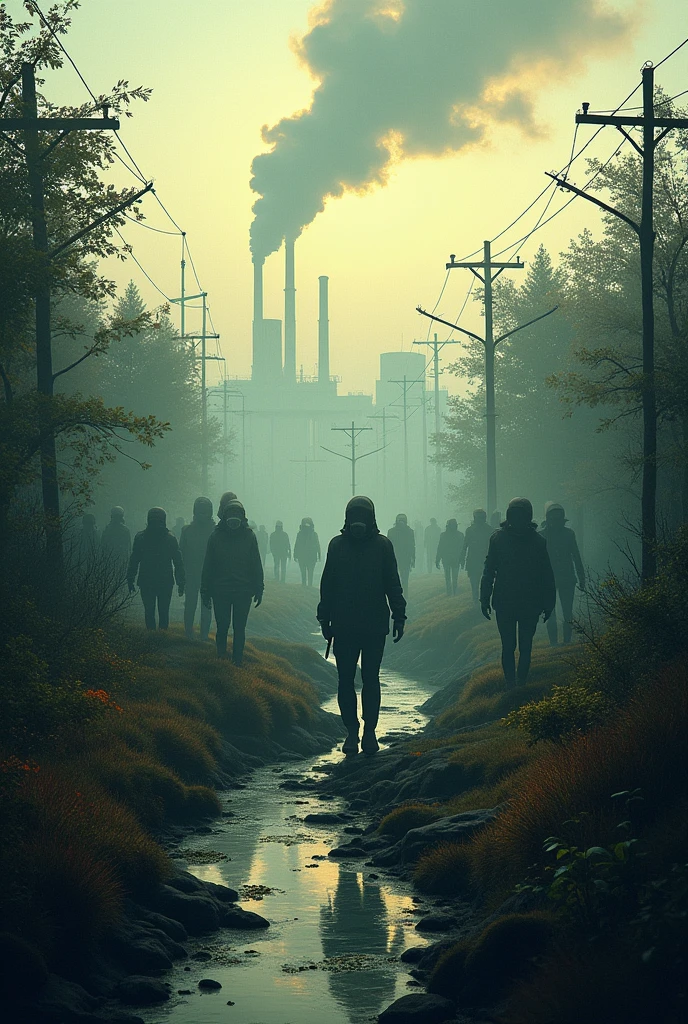 Pollution between ecosystems and human health.