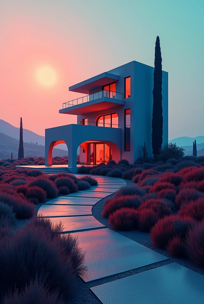 „Hascienda“ Techno/Hardstyle Album Cover without humans 