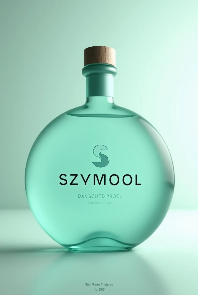 round packaging szymool vodka mint 