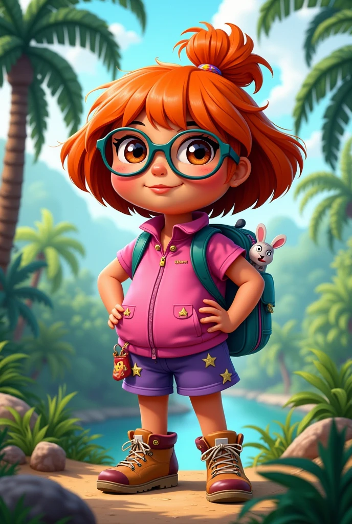 Dora the fat explorer with glasses