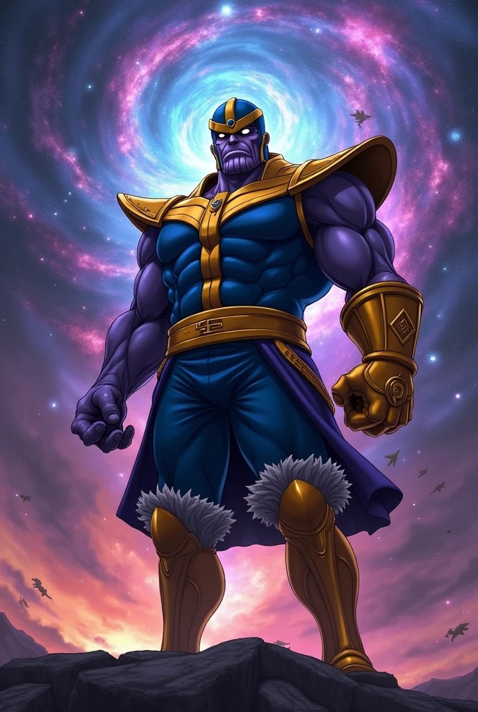 Luffy déguisé en Thanos