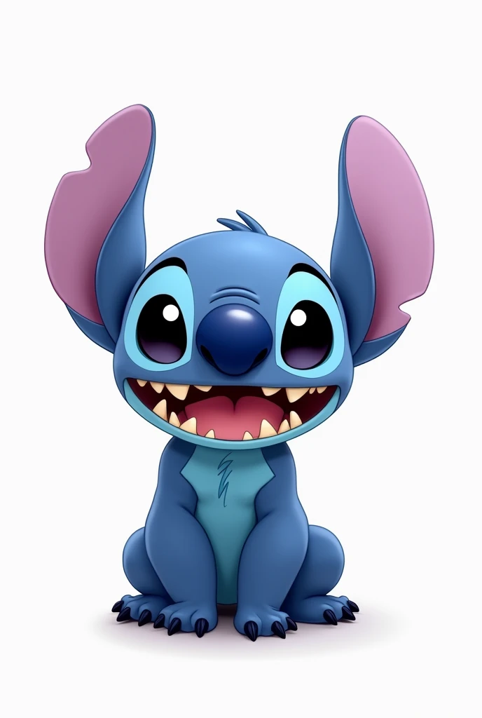 Stitch on white background 