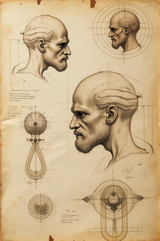 Image of Leonardo da Vinci's Sketches]