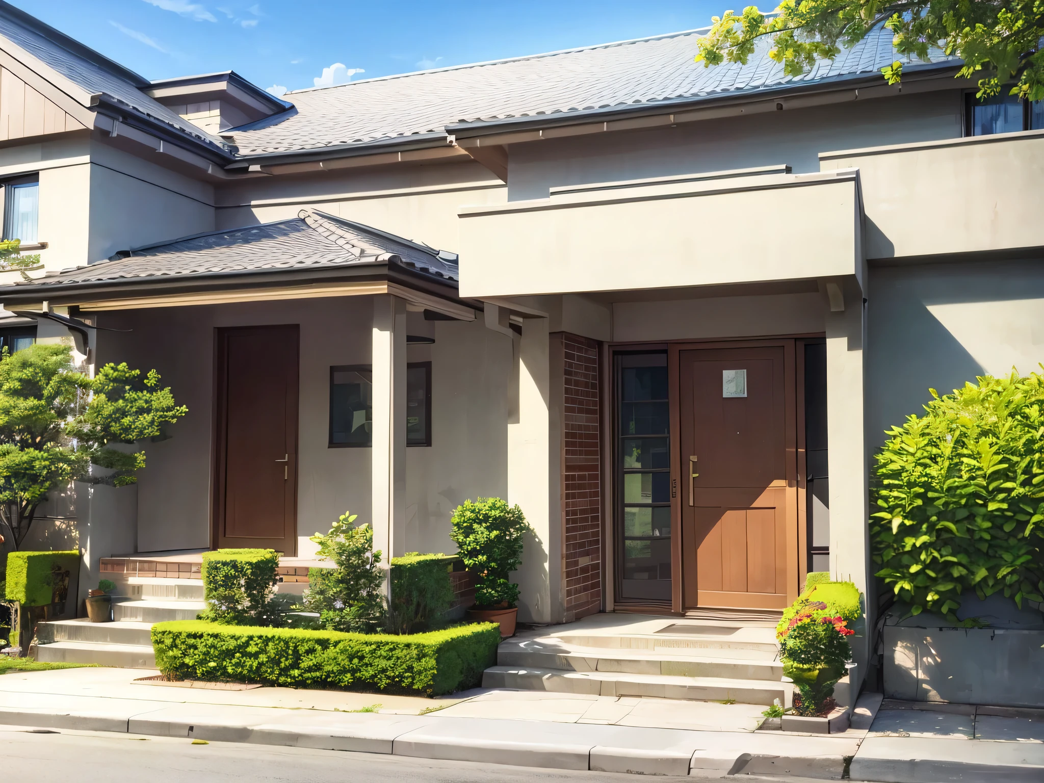 house, front door, building, sidewalk, home, suburbs, 