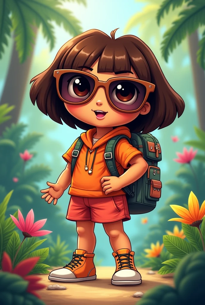 Dora the fat explorer with sunglasses