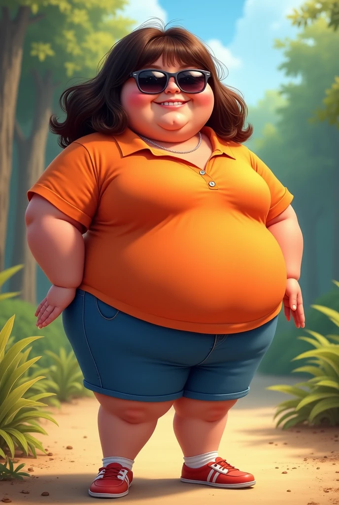Dora the explorer fat with sunglasses