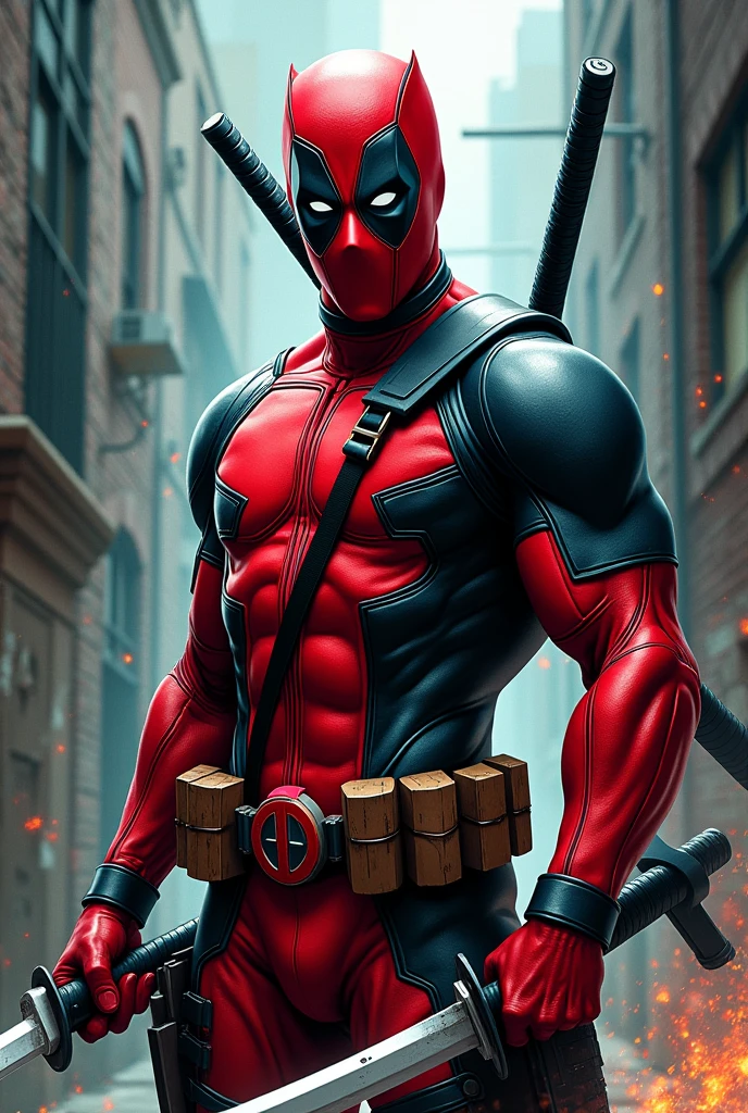 dead pool graphic art