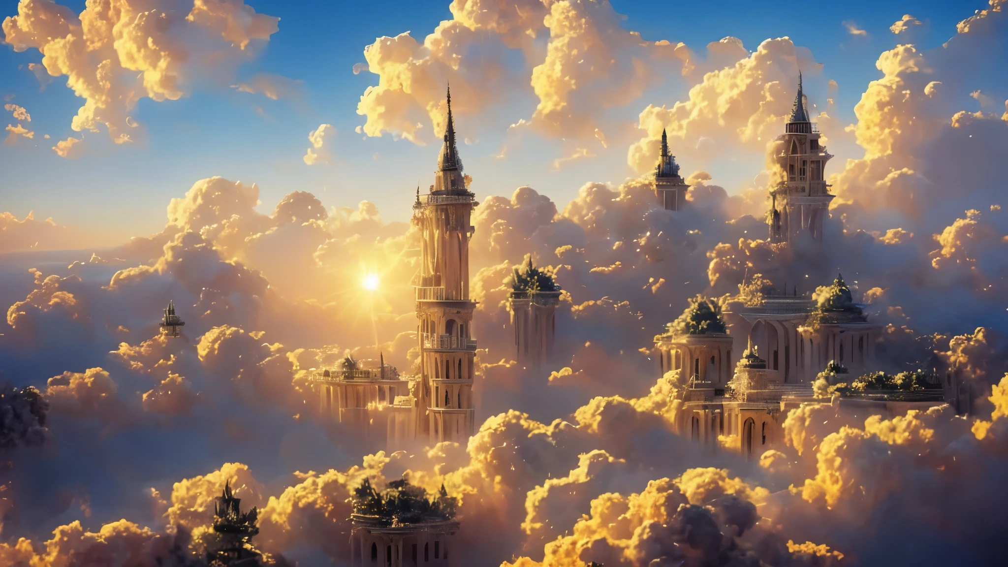 Cloud World, angels flying around, majestic gates and pillars, the sun and moon and stars, in heaven,
masterpiece, best quality, ultra-detailed,
Sidon, Sidon style
(photorealistic), an extremely delicate and beautiful, depth of field, film grain, professional lighting,
photon mapping, radiosity, physically-based rendering, 32K UHD, Style Raw