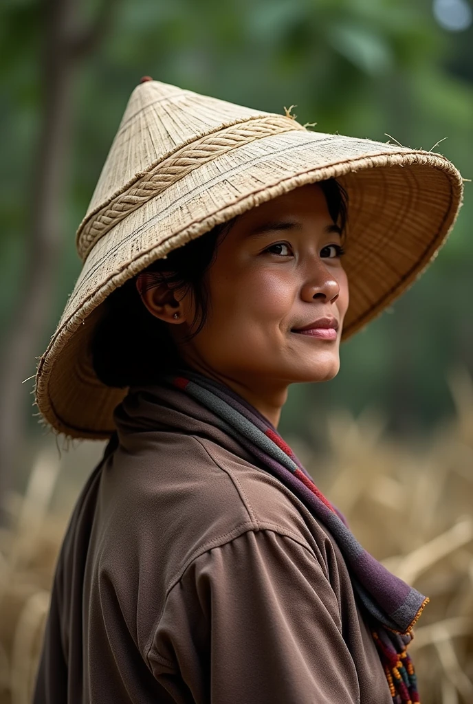 Draw a village hat of Bangladesh 