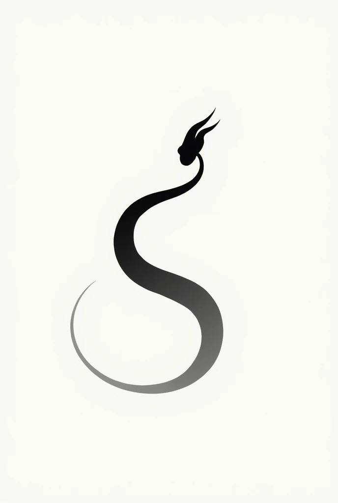S-shaped snake silhouette logo