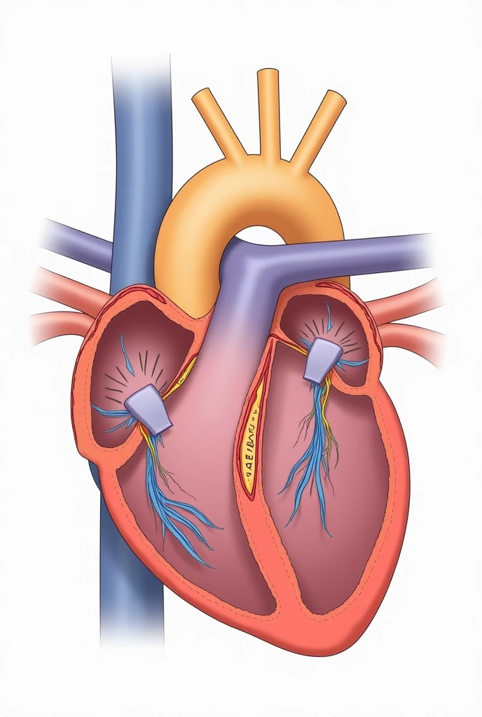 Create a schematic 
diagram mekanisme of the ischemia and infraction in the heart muscle leading to necrosis