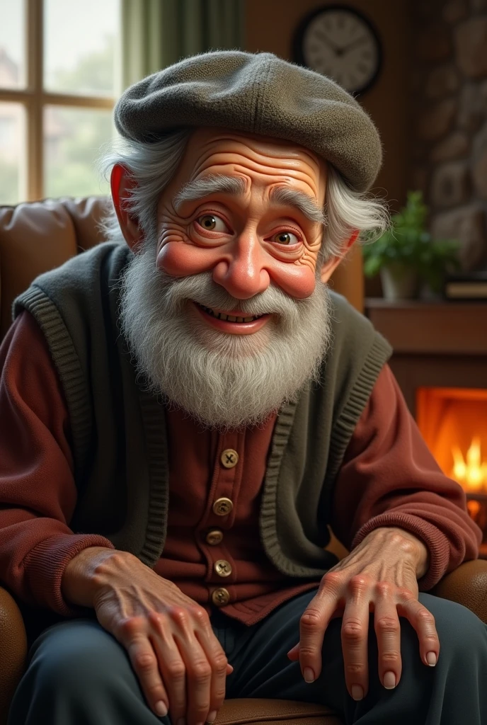 Charming old man