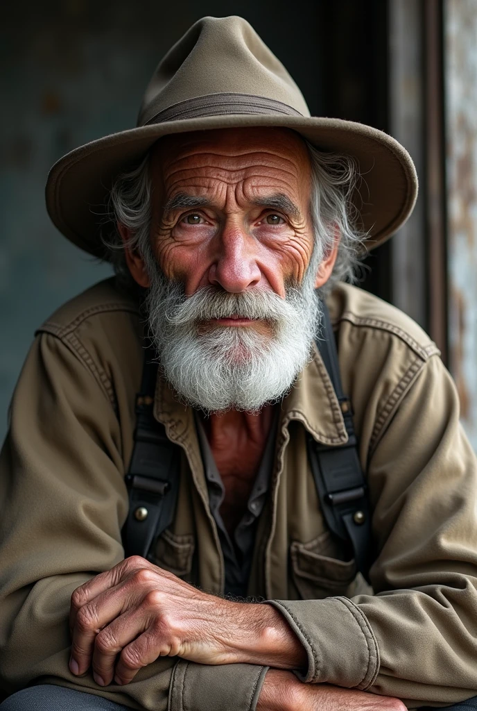 Old man with hat 
