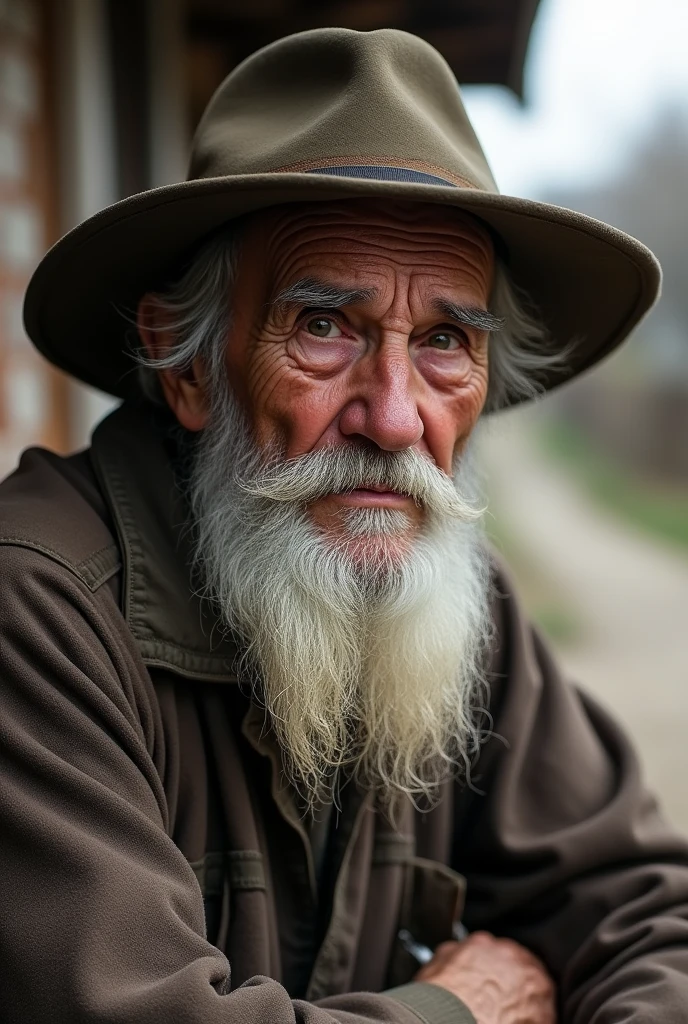 Old man with hat