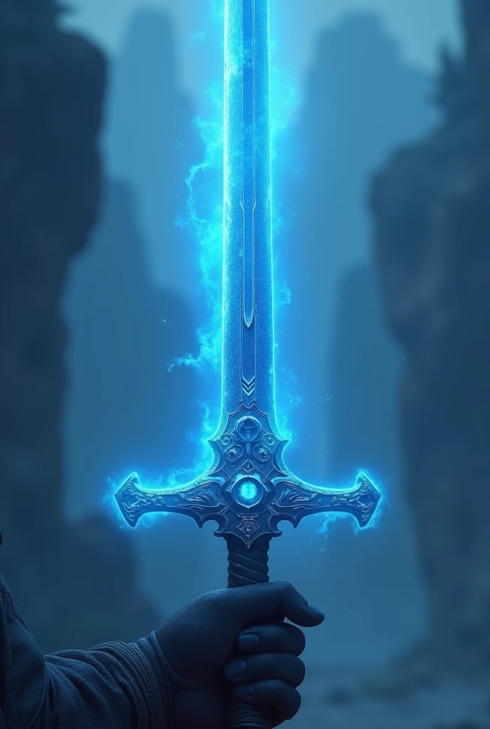 blue sword