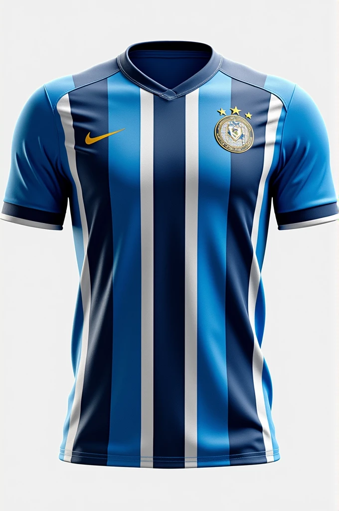 Create a Grêmio Futebol Portoalegrense shirt with the club's traditional stripes and original colors