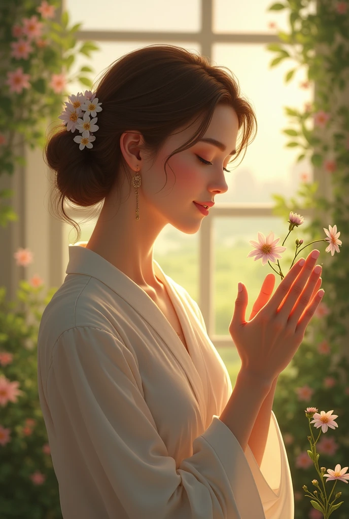 Create a woman with good attributes