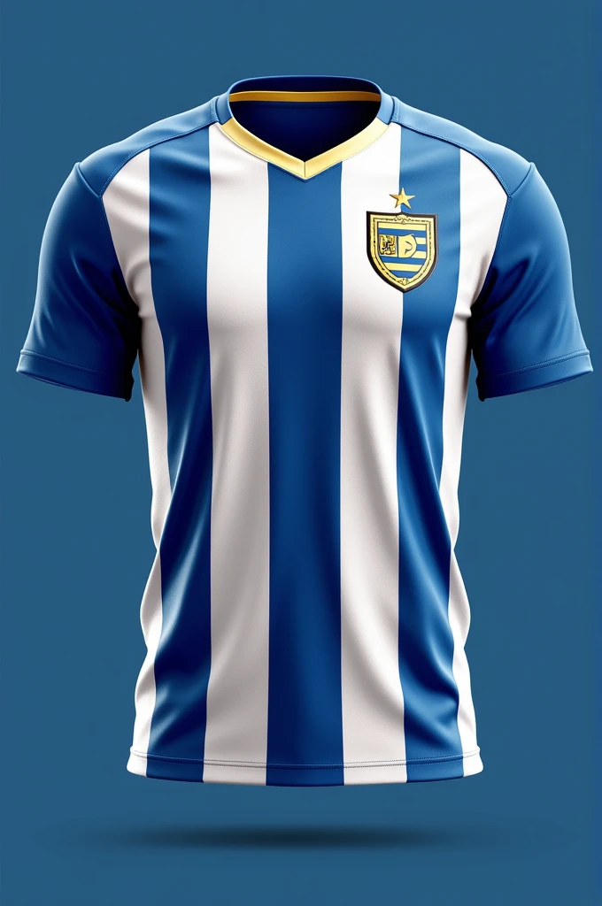 Create a Grêmio Futebol Portoalegrense shirt with the club's traditional stripes and original colors