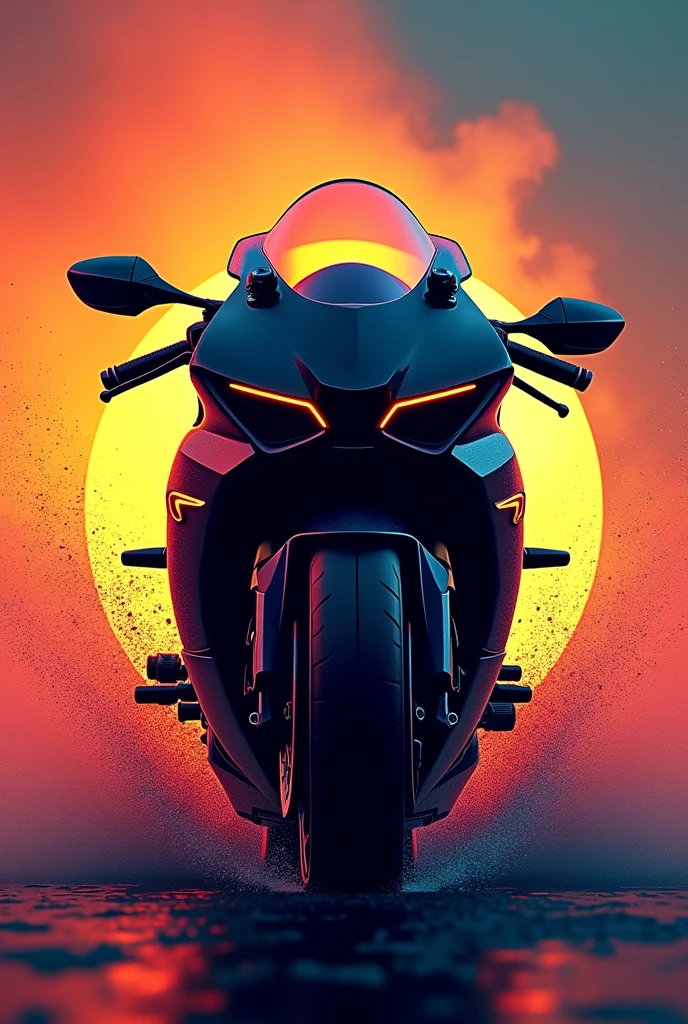 Banner for motorcycle washing work 
