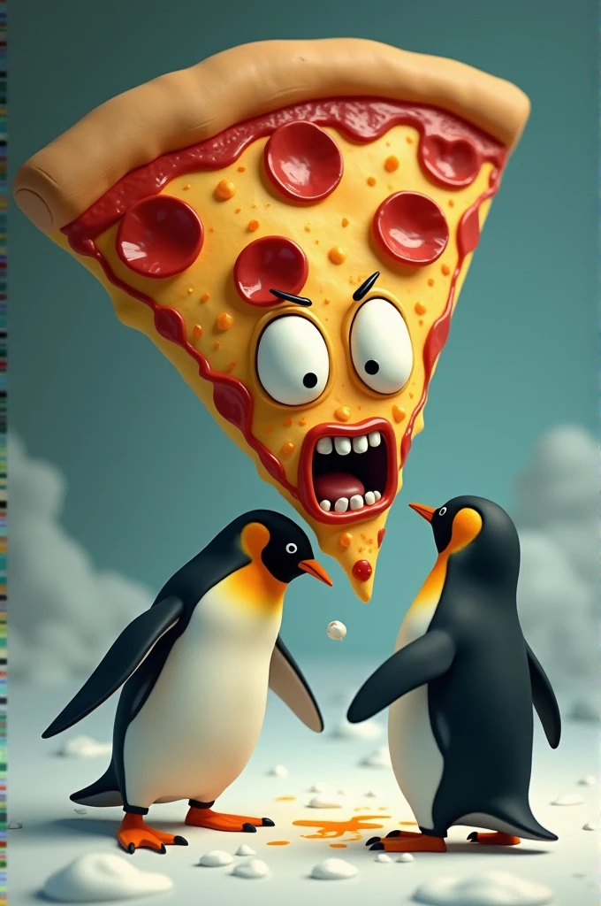 Pizza killing the pengu