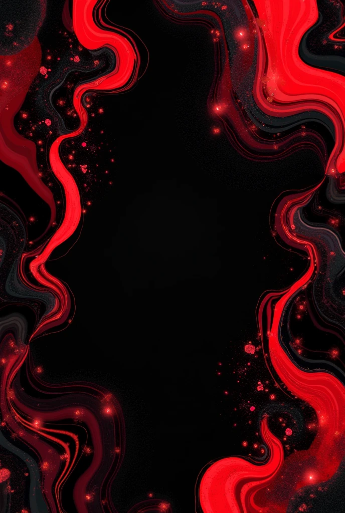 Create a creative black and red wallpaper