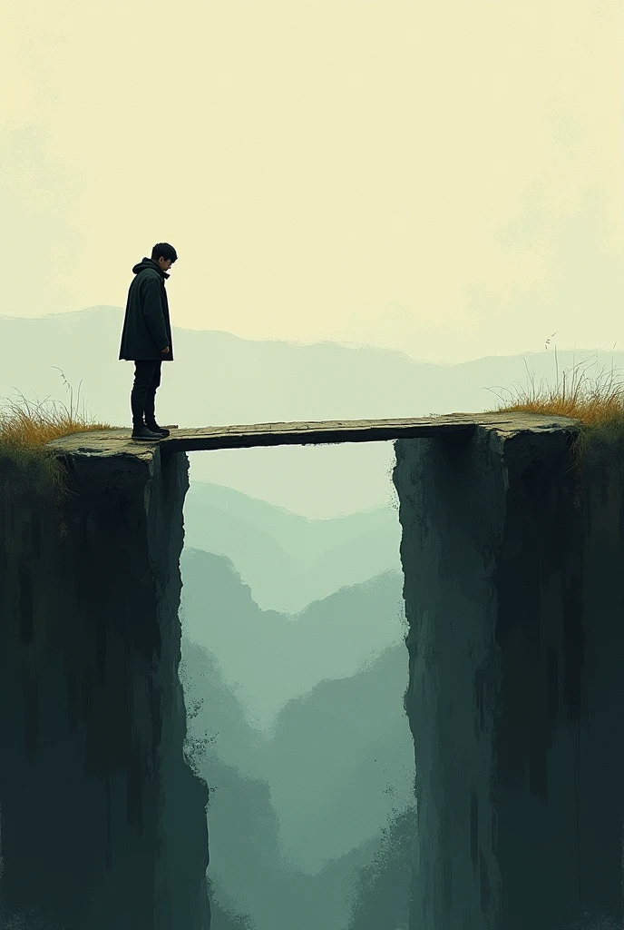 Book cover for emotional book cutting the bridge