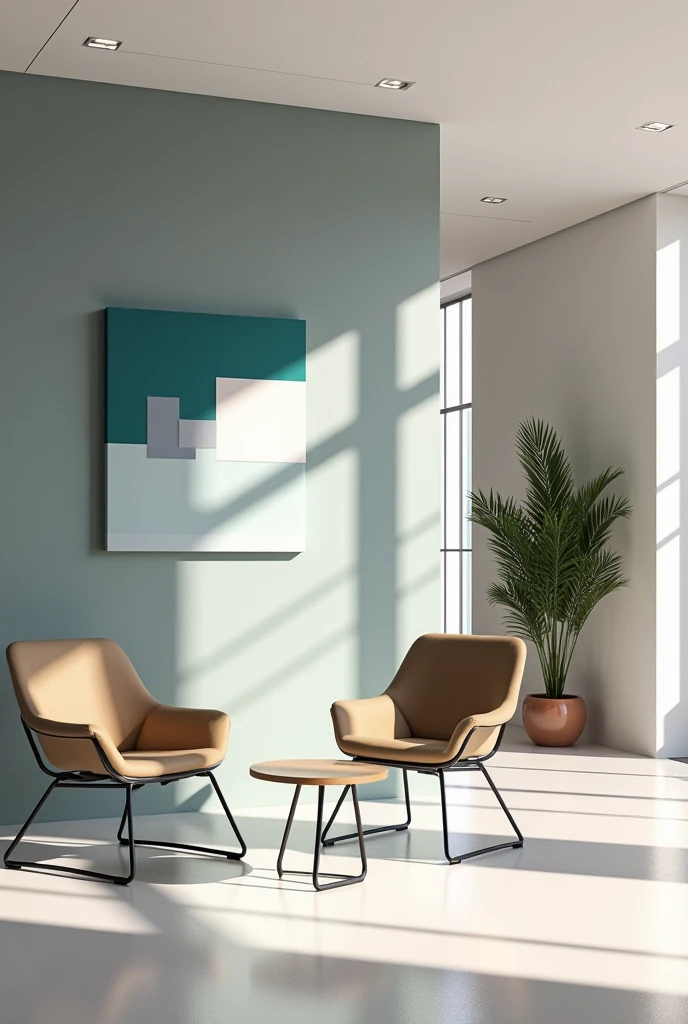 Create a law firm design in a modern geometric style 
