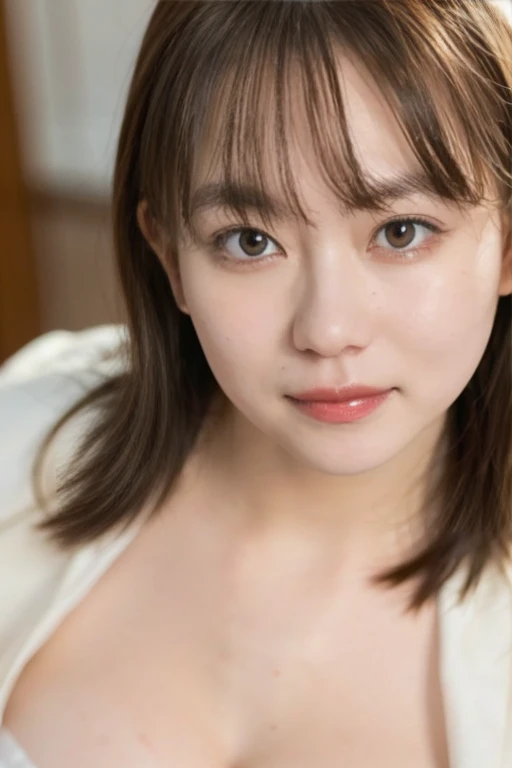 1 girl、((Looking into the camera:1.4))、 Coarse pubic hair,nude,Large Breasts,Very large areola,Laughter,looking at the camera,(Highest quality、High resolution、8k、masterpiece:1.55、Film Grain)、((Full body photo:1.0))、Japanese women、A woman with a cute upward gaze、Full body photo:1.33、Show your body line beautifully、No underwear:1.88、Light brown hair、cute、Lens flare、((Nice style))、Highly detailed photos、Very beautiful and ideal、Super no makeup、(8k、RAW Photos、Highest quality、masterpiece:1.2)、(Realistic)、1 girl、((Looking into the camera:1.4))、 Coarse pubic hair,nude,Large Breasts,Very large areola,Laughter,looking at the camera,