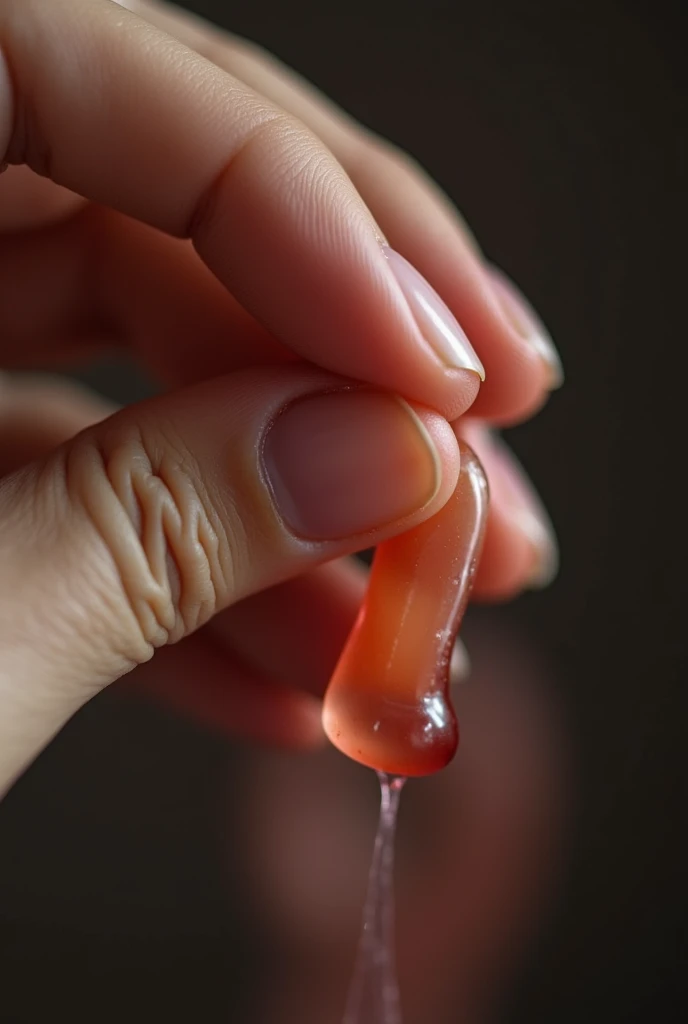 Human penis ejaculating