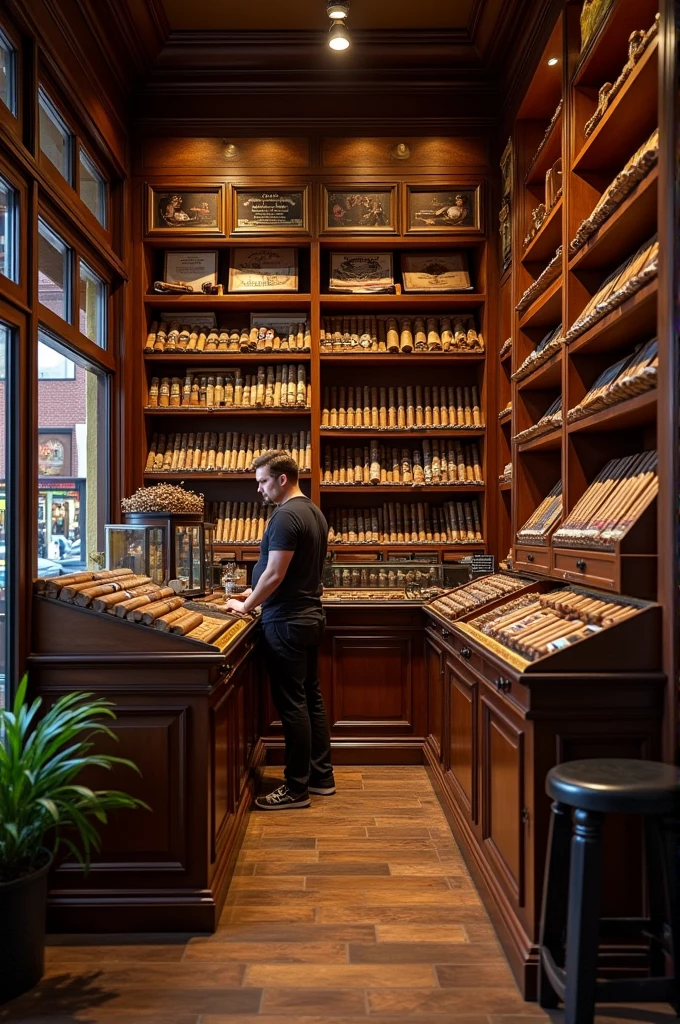Cigar store in 275sqft