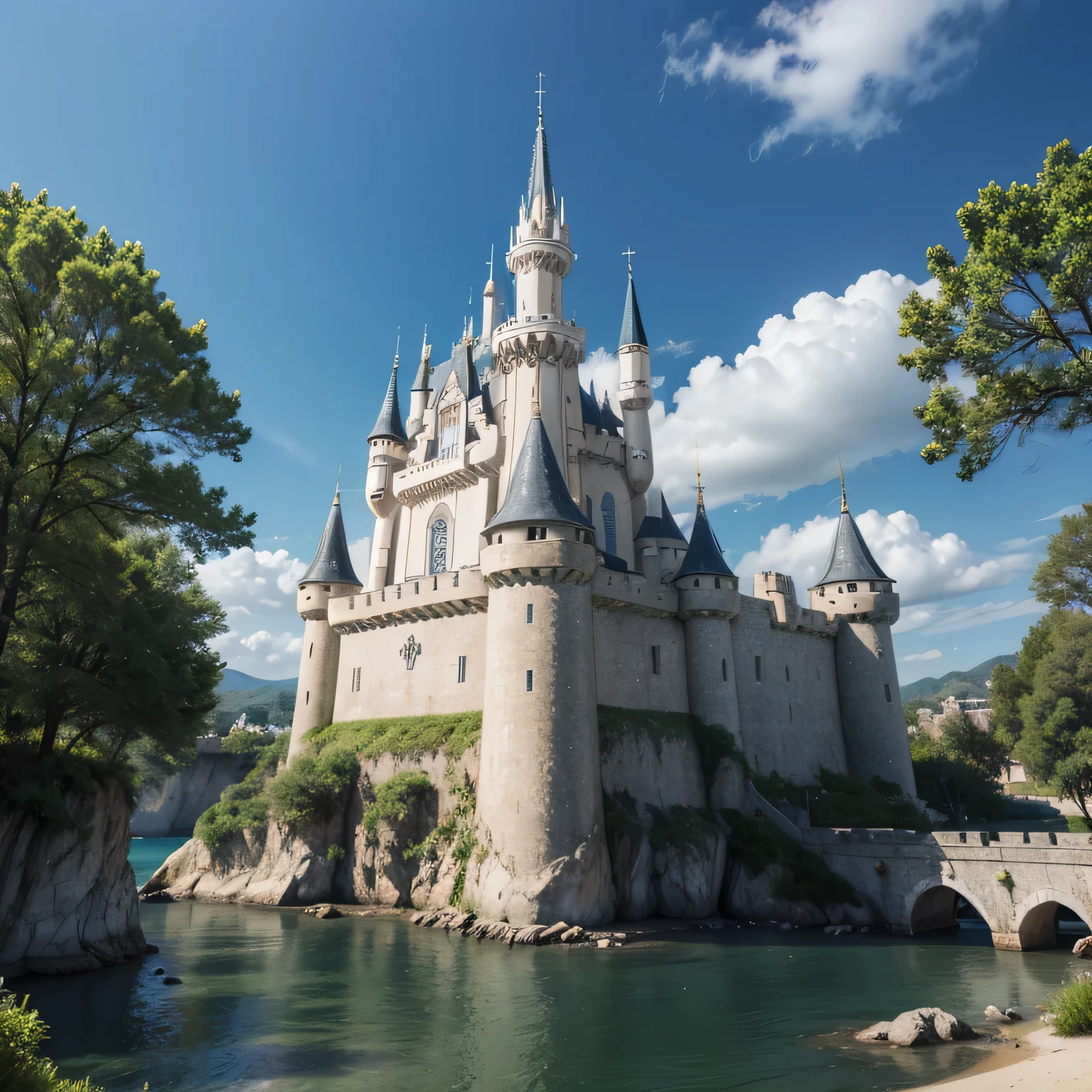 castelo background 16 bits