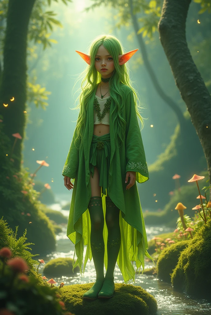 Billie Eilish if she was an elf
