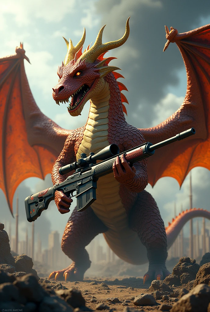 A dragon with dragonov