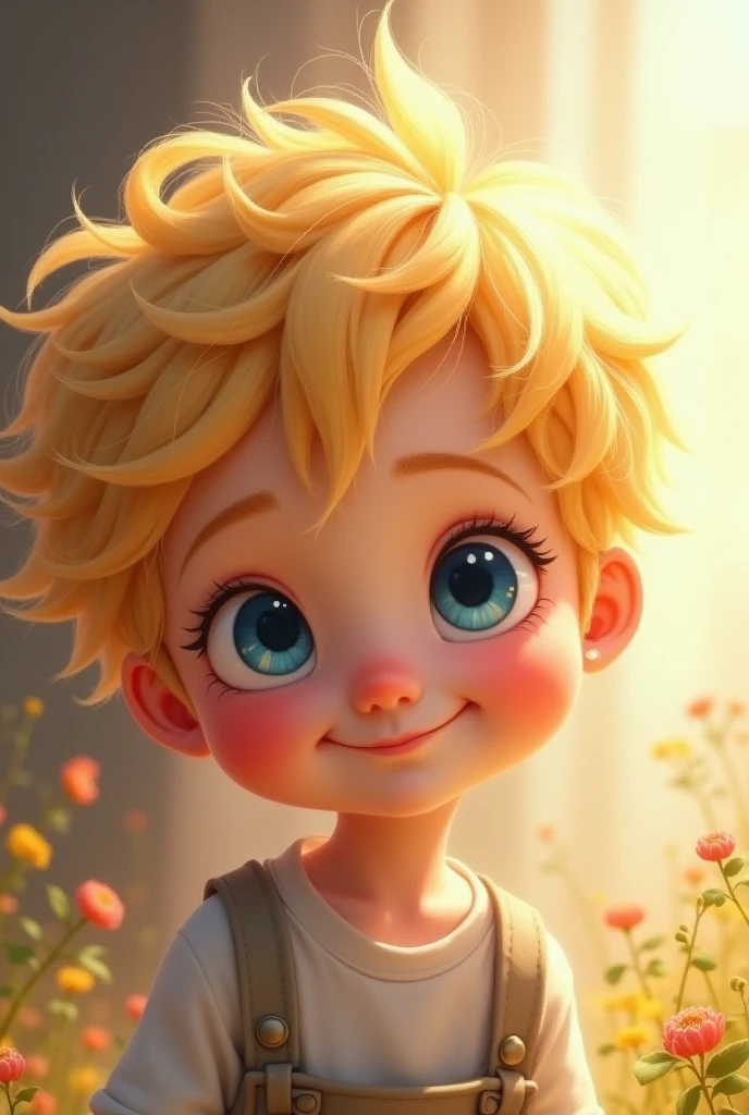 blonde kid