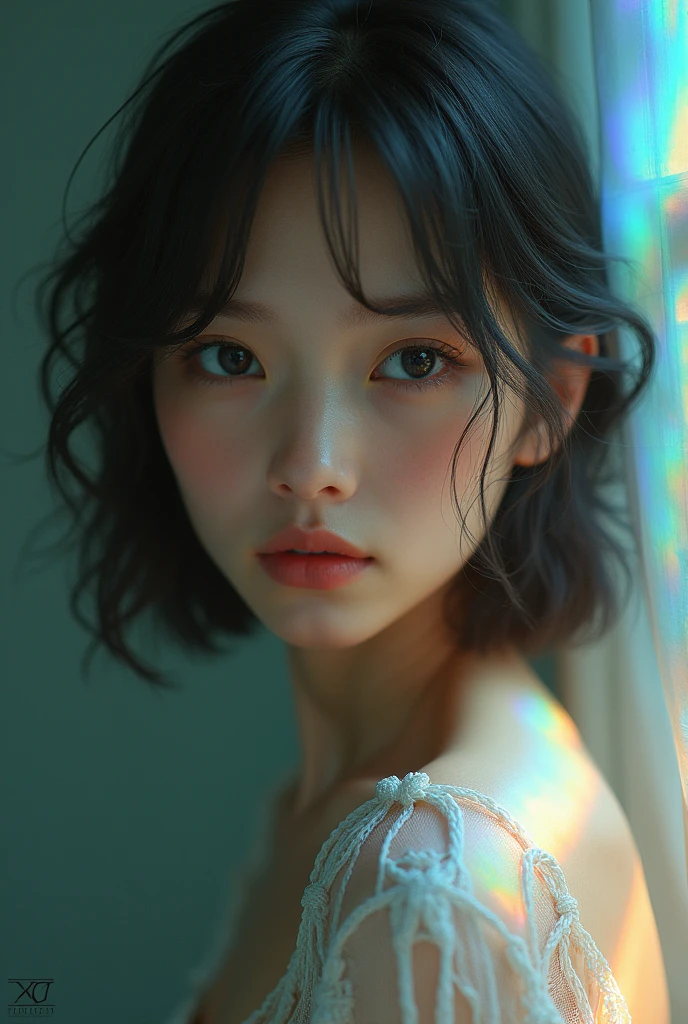 chromatic aberration, 1girl