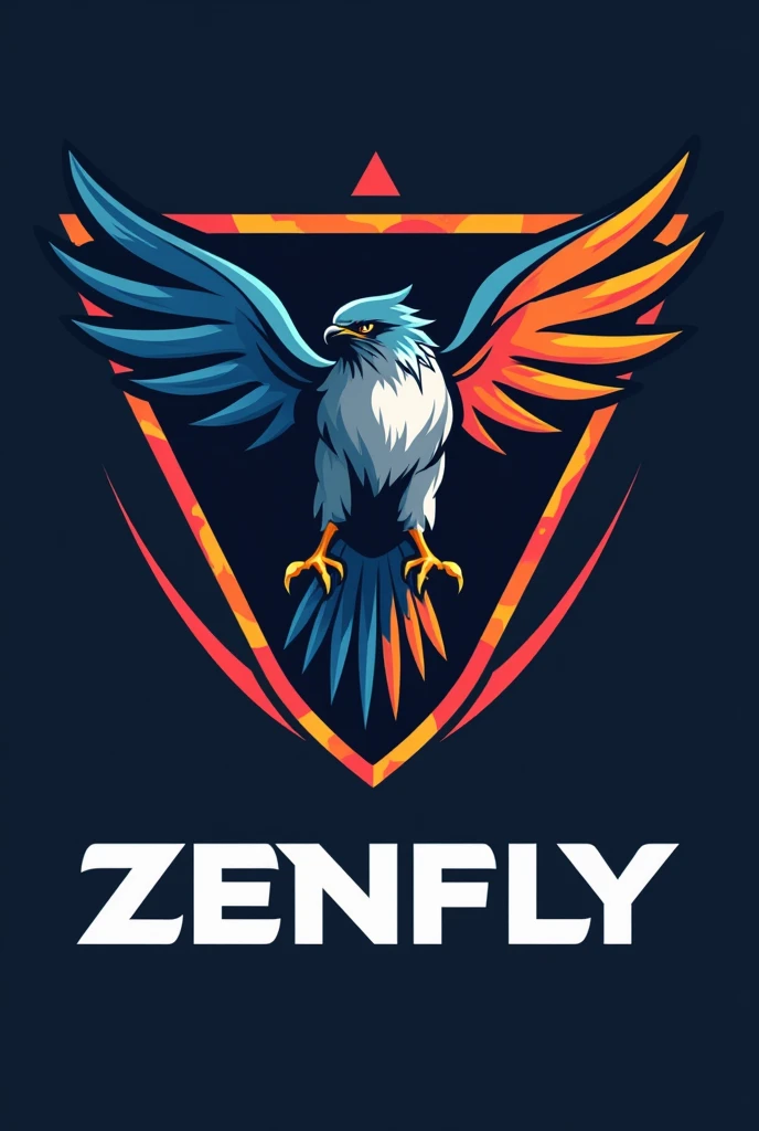Create a logo for a football team called Zenfly