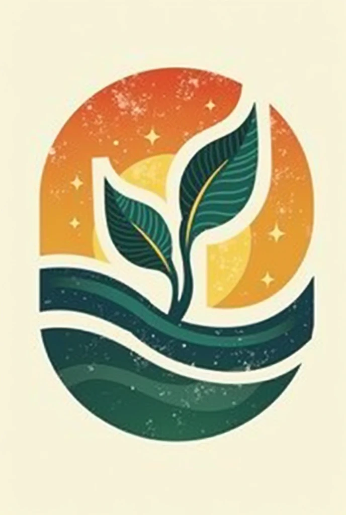 LOGO INSPIRED BY THE 70S 80S AND 90S environmental without background