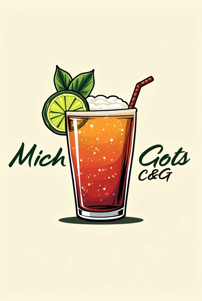 Logo for a michelada and liter business that will be called “Michelitos C&G “