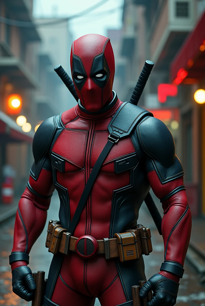 Deadpool ultra realistic movie image 