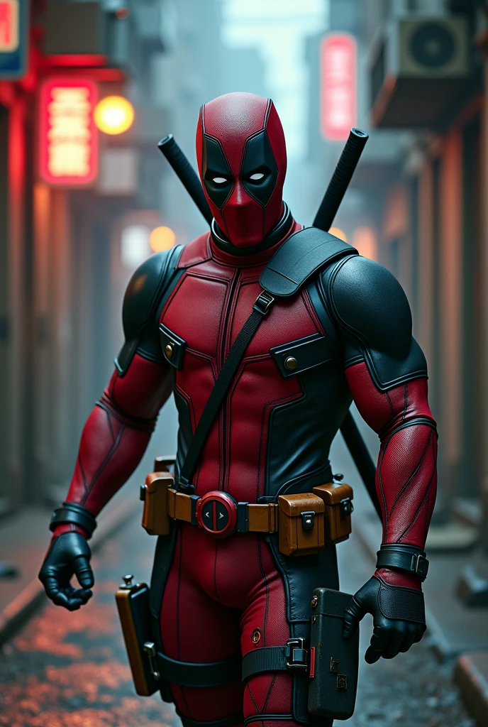 Deadpool ultra realistic movie image