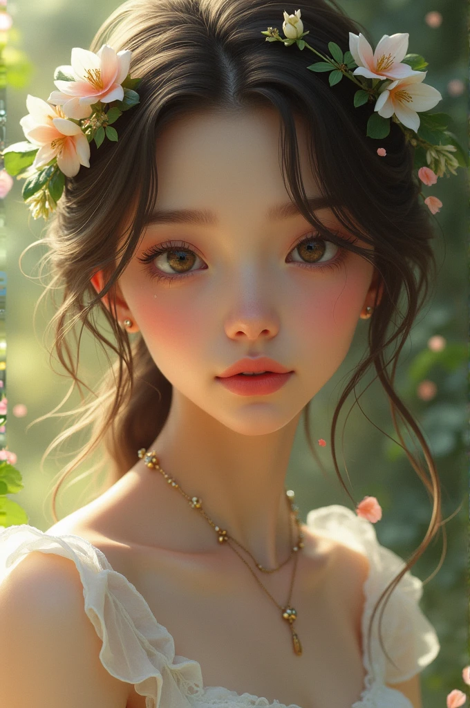 A very pretty girl 
