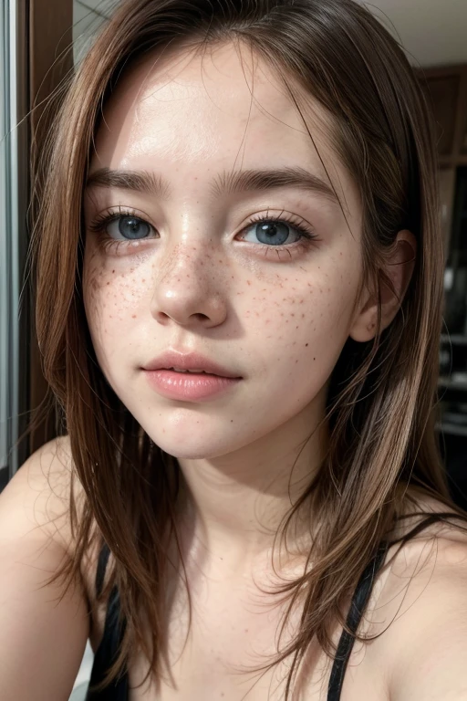 few freckles
