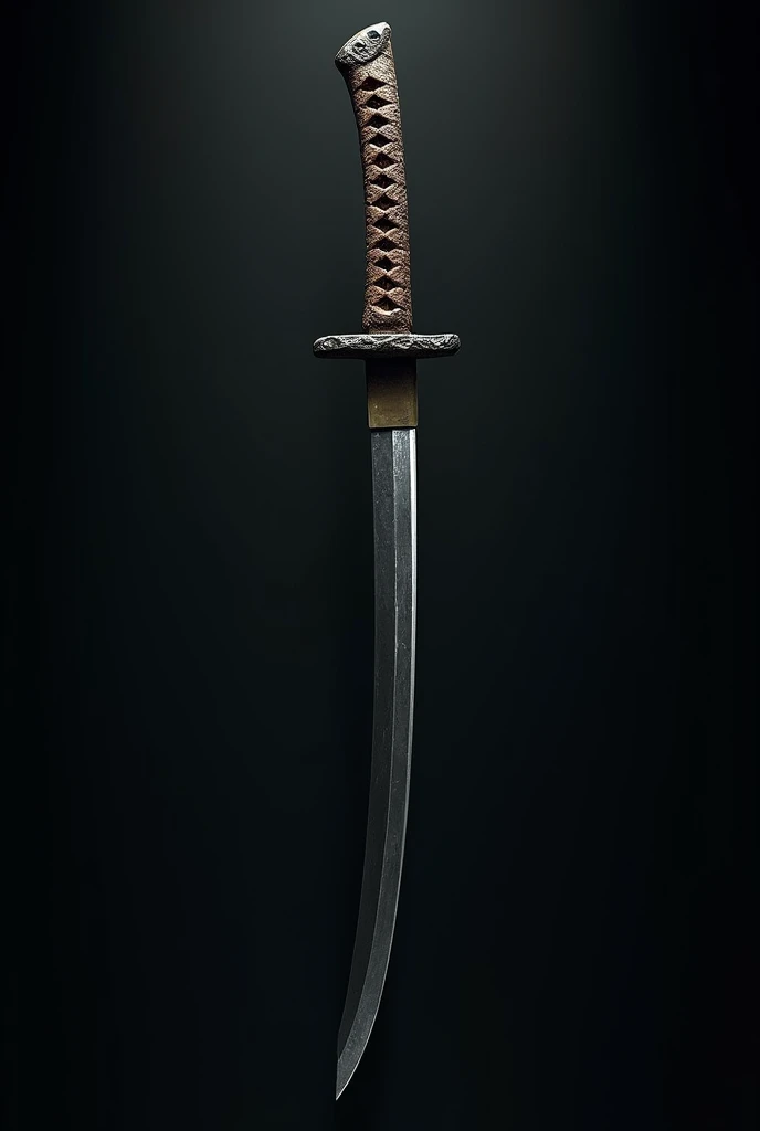 generate image of a Japanese katana, with capo in dark organic style
