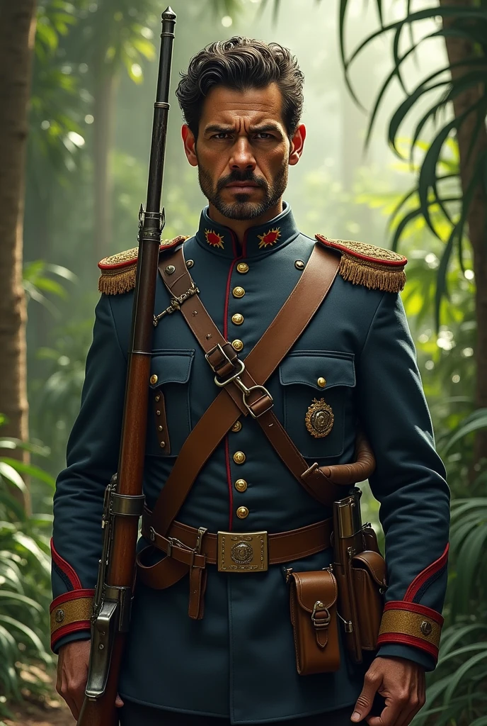 generates image of Paraguayan soldier in the 1900s