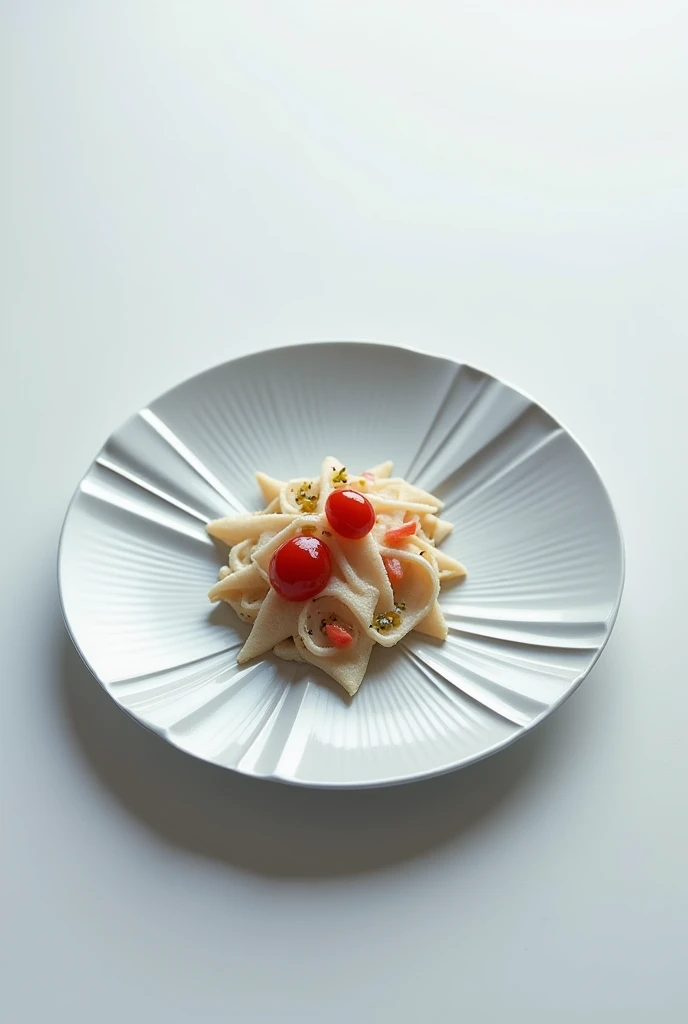 minimalism, futuristic food plate