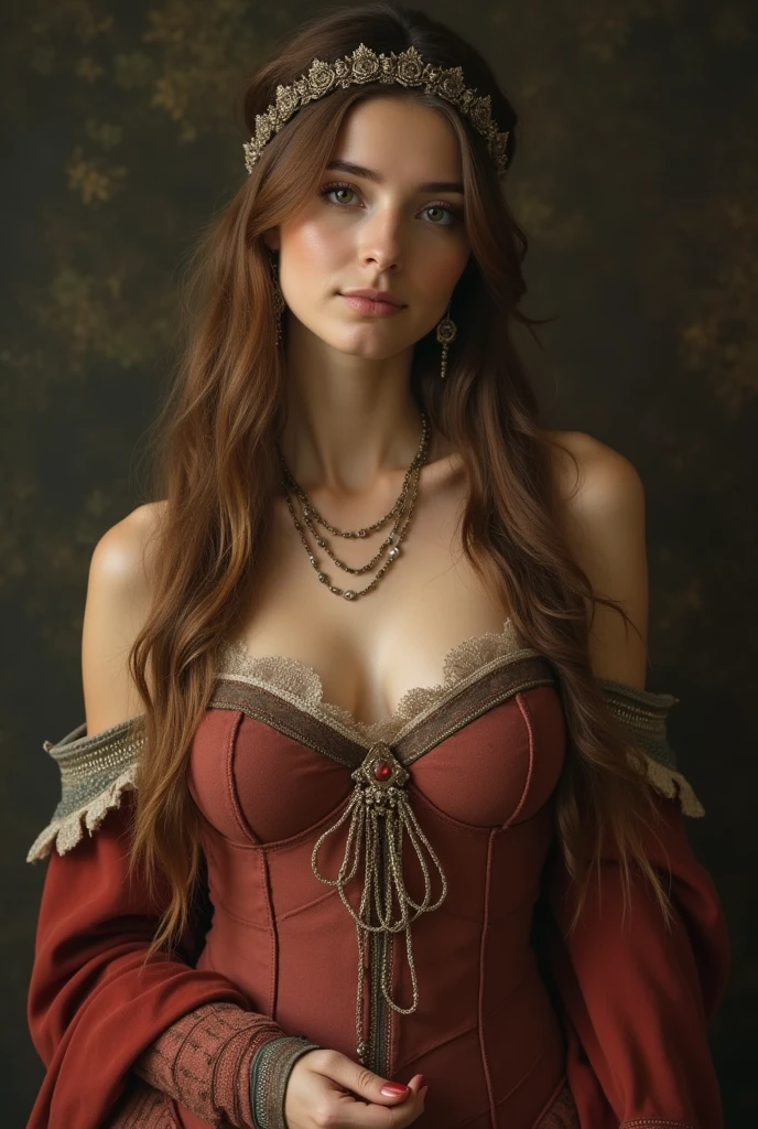 full naked noble women in the middle ages, in realism