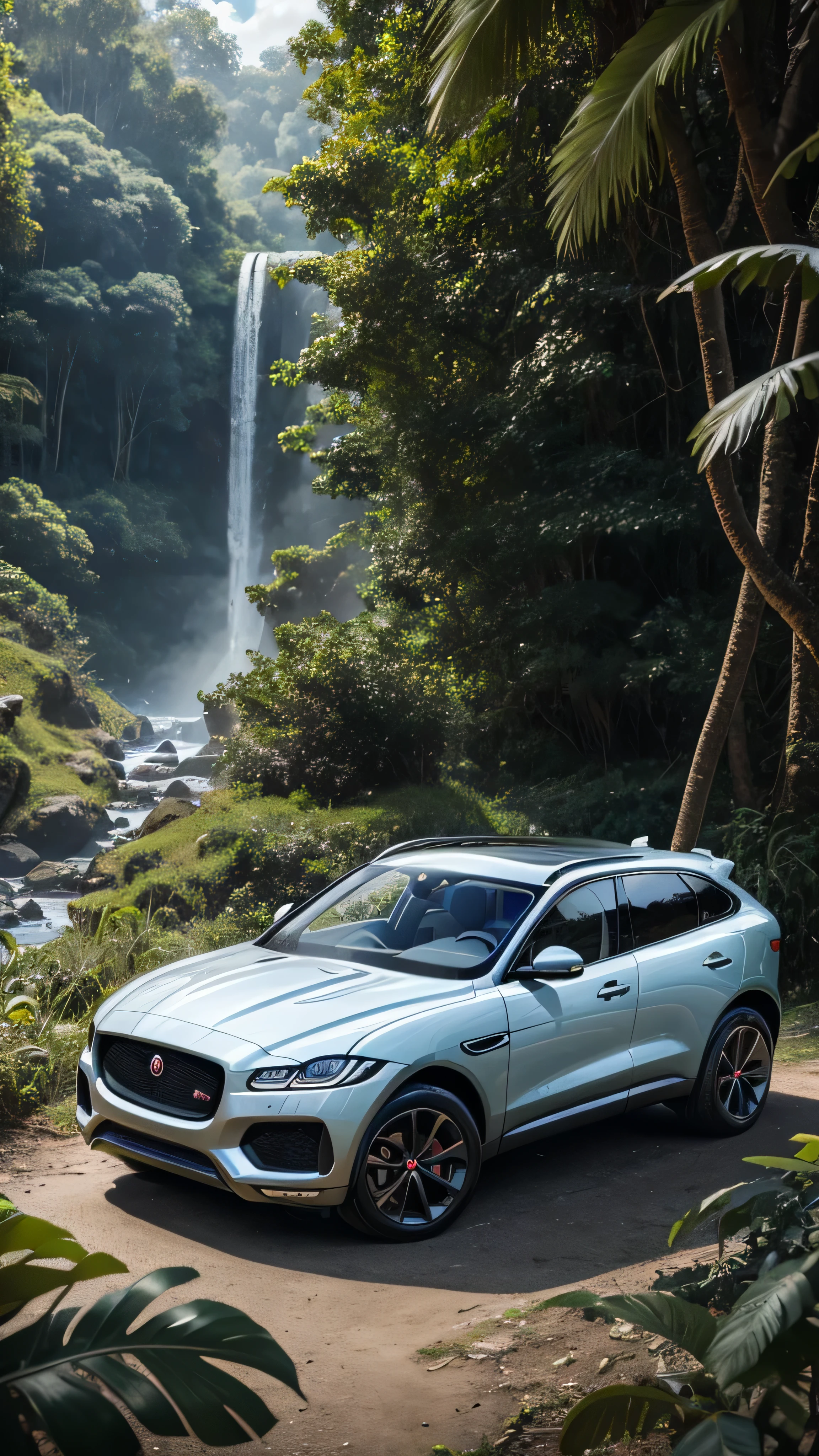 Jaguar F - pace 2024 model Car In the Jungle 
