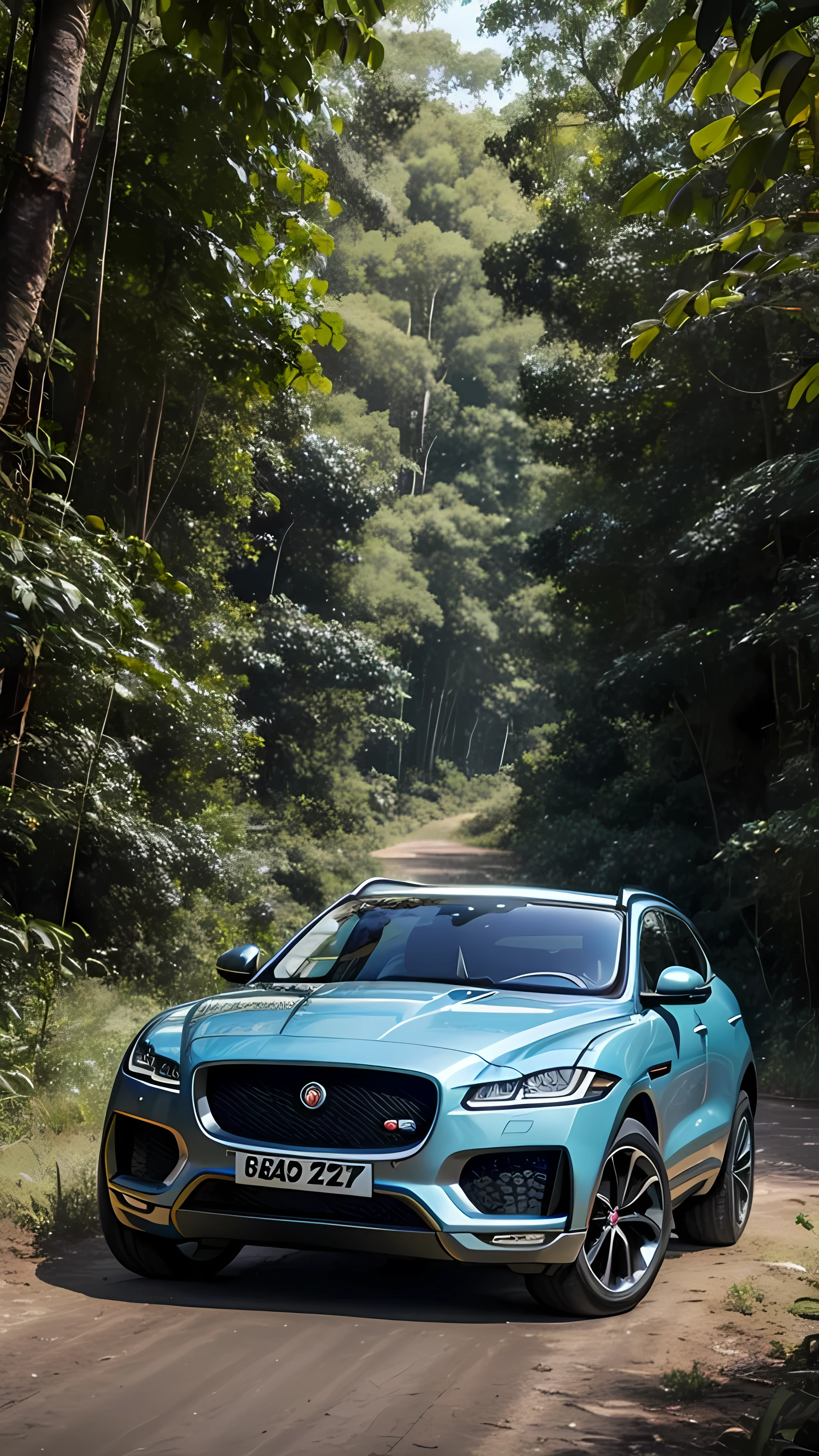Jaguar F - pace 2024 model Car In the Jungle